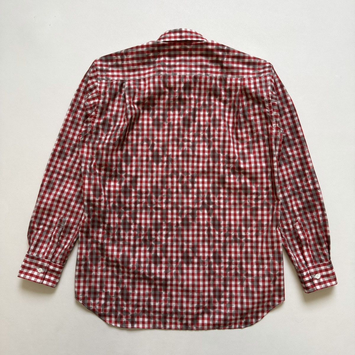 Comme des Garcons ‘Dirt Effect’ Gingham Check Shirt Size US M / EU 48-50 / 2 - 11 Thumbnail