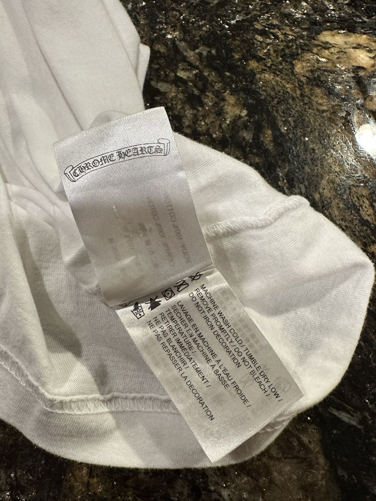 Chrome Hearts Chrome Hearts Script Logo White Short Sleeve T-Shirt Size US XL / EU 56 / 4 - 13 Thumbnail