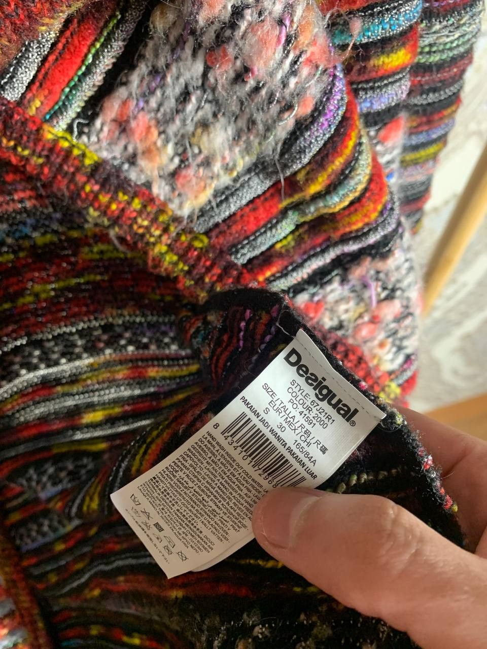 Desigual Vintage DESIGUAL Italian Designer Cardigan Casual Classic Size S / US 4 / IT 40 - 5 Thumbnail