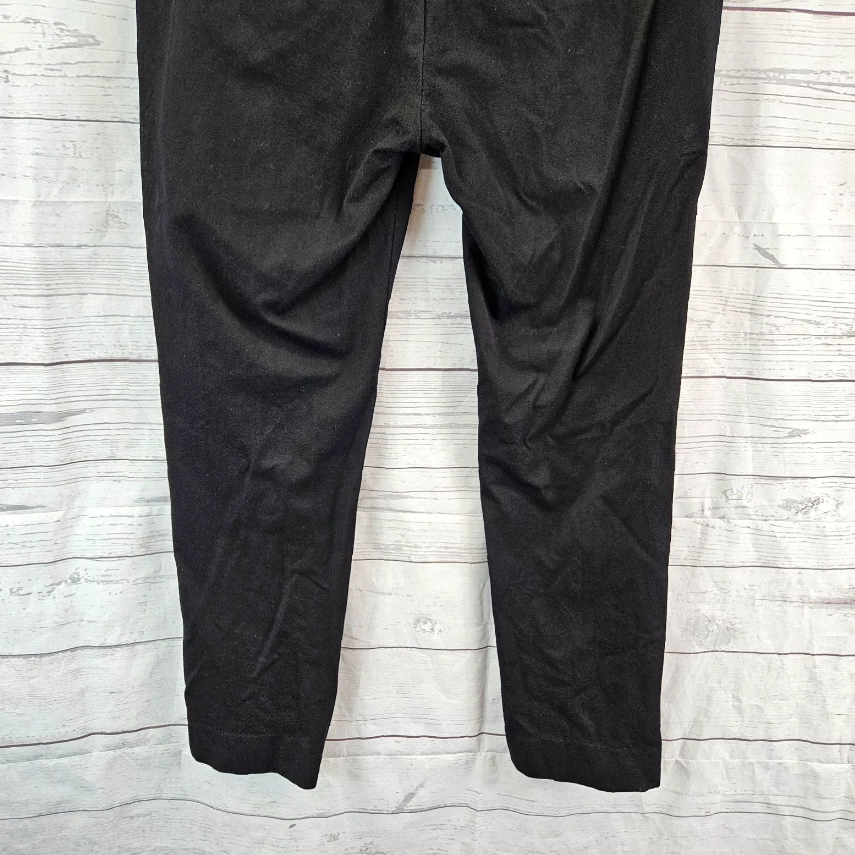 Banana Republic Banana Republic Sloan Pants Womens 2P Black Cropped Rayon Blend Zip Inseam 24.5" Petite Pants Size 26" / US 2 / IT 38 - 5 Thumbnail