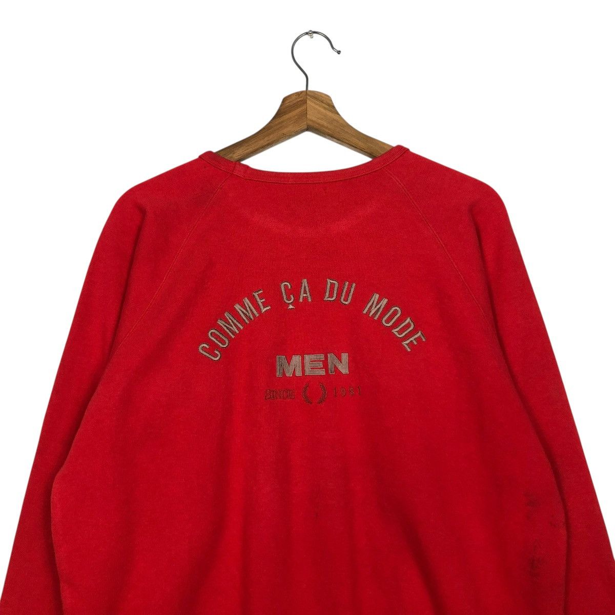 Japanese Brand 🔥VINTAGE SWEATSHIRT COMME CA DU MODE BIG LOGO ISSEY MIYAKE Size US M / EU 48-50 / 2 - 11 Thumbnail