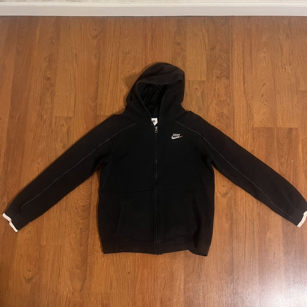 Nike × Vintage BLACK NIKE JACKET Size US S / EU 44-46 / 1 - 1 Thumbnail