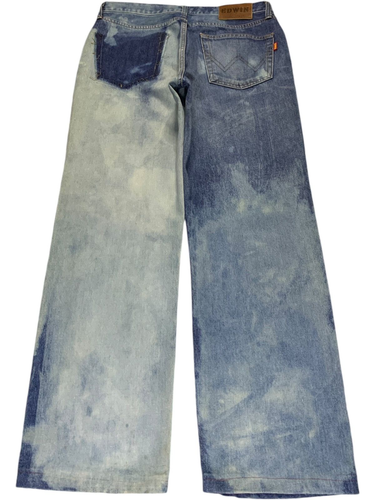 Edwin SALES🔥Vintage Edwin Acid Wash Hybrid Style Loose Jeans Size US 31 - 2 Thumbnail