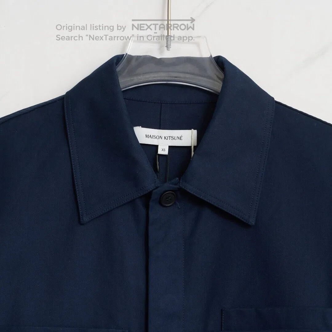Madison Kitsune Men's Fox Logo Shirt in Blue, Men's (Size Xs) — image 2 of 6