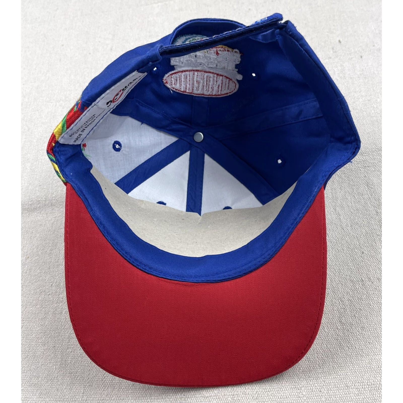 Chase Authentics VINTAGE Chase Authentics Jeff Gordon Hat Snapback Nascar Dupont 1990s Rainbow Logo Adjustable Men's Hat - 90s Retro Sports Fans Mens Size ONE SIZE - 5 Thumbnail
