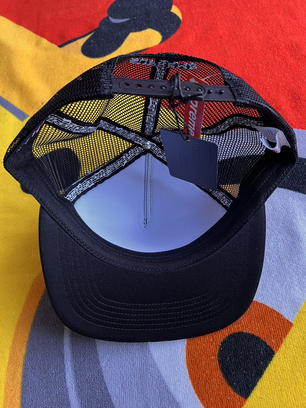 Supreme Supreme Number (N)ine Mickey Mouse Mesh 5-Panel Hat Black Size ONE SIZE - 9 Thumbnail