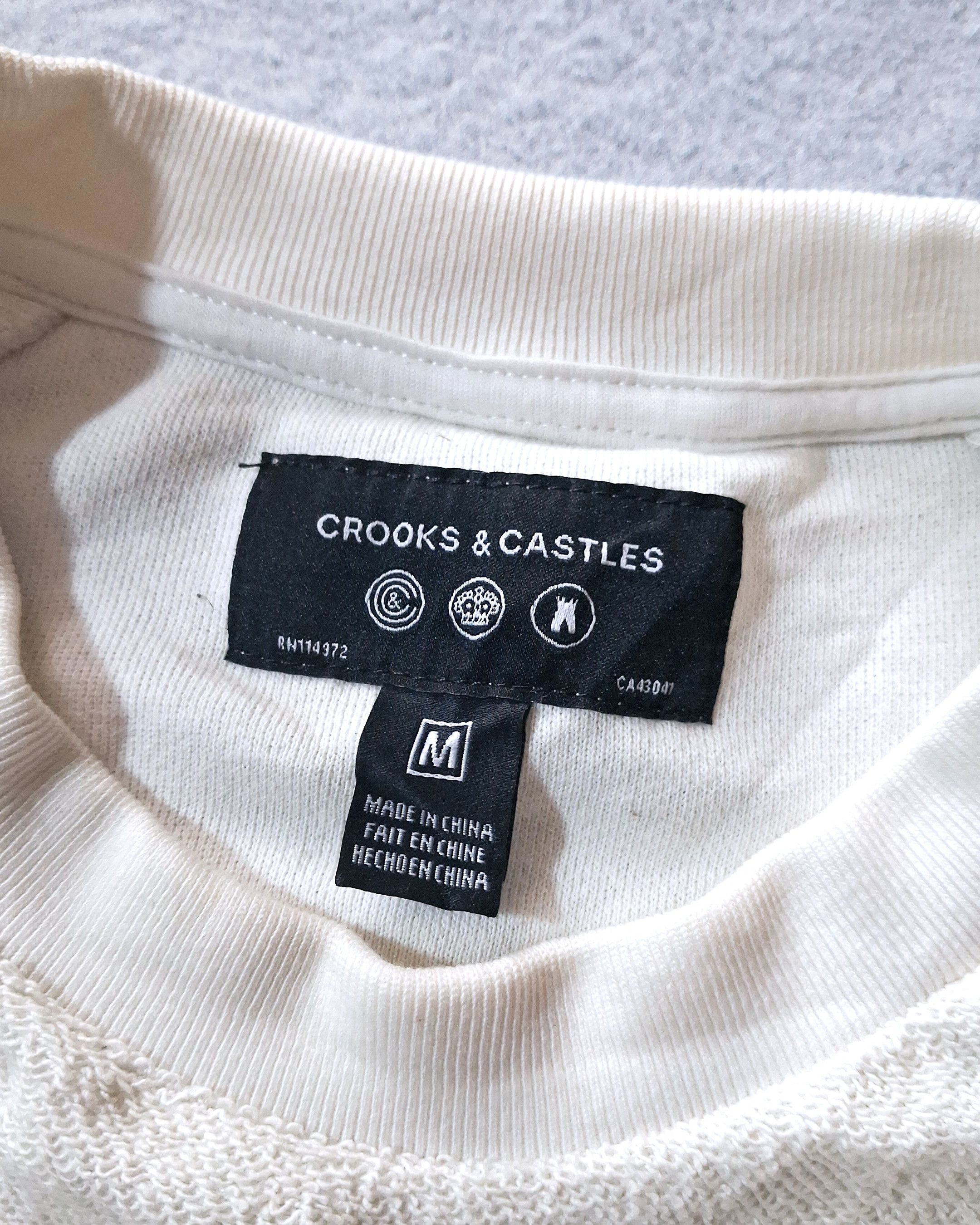 Crooks & Castles CROOKS AND CASTLES GRAND SWEATSHIRT GHOST Size US M / EU 48-50 / 2 - 8 Thumbnail