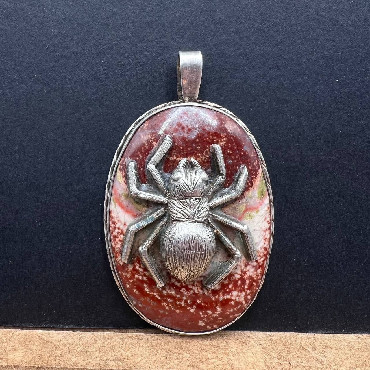 Vintage Vintage Sterling Silver 925 Spider Pendant Hallmarked 26.5g Size ONE SIZE - 4 Thumbnail