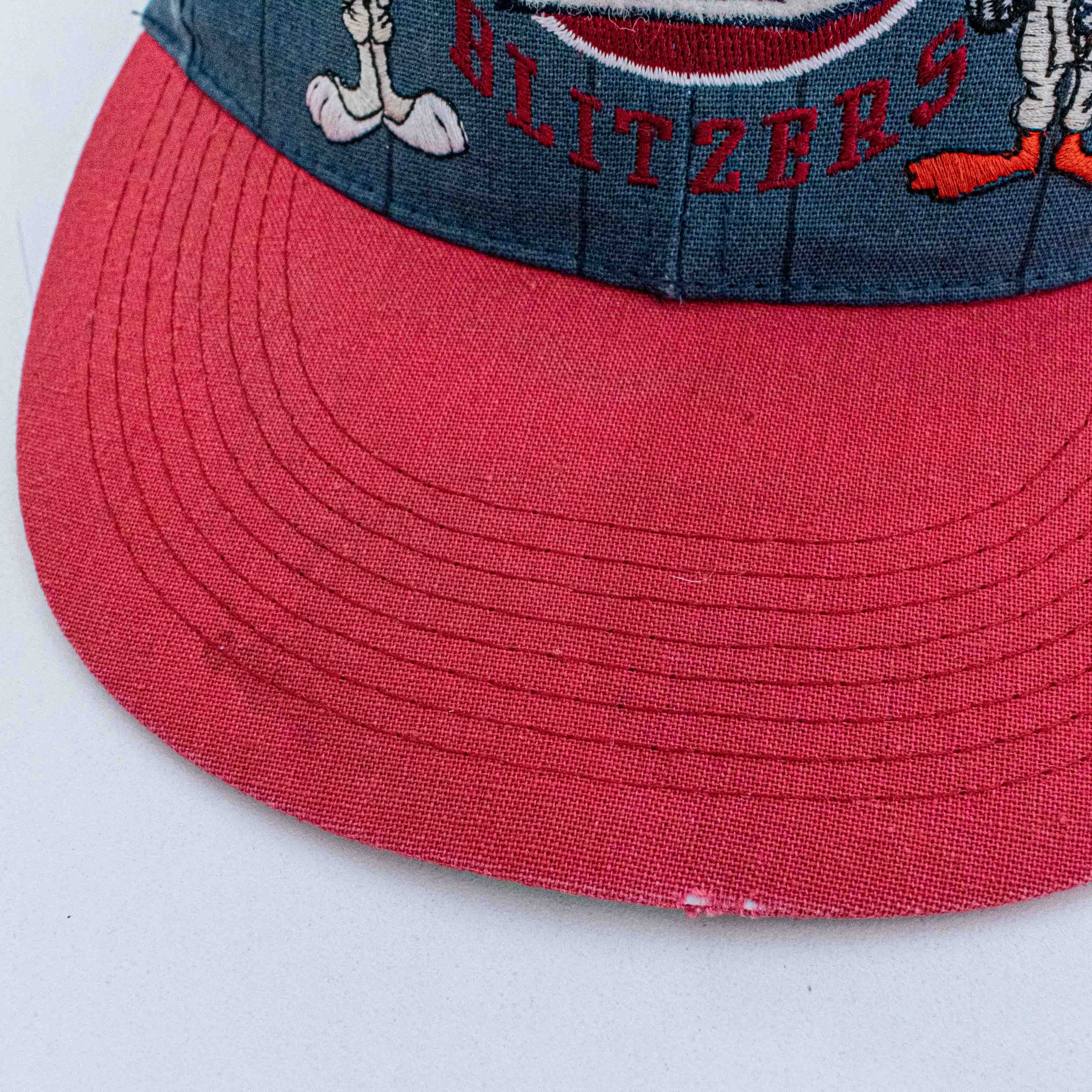 Vintage Looney Tunes Burbank Blitzers Bugs Daffy Pinstripe Snapback Size ONE SIZE - 3 Thumbnail