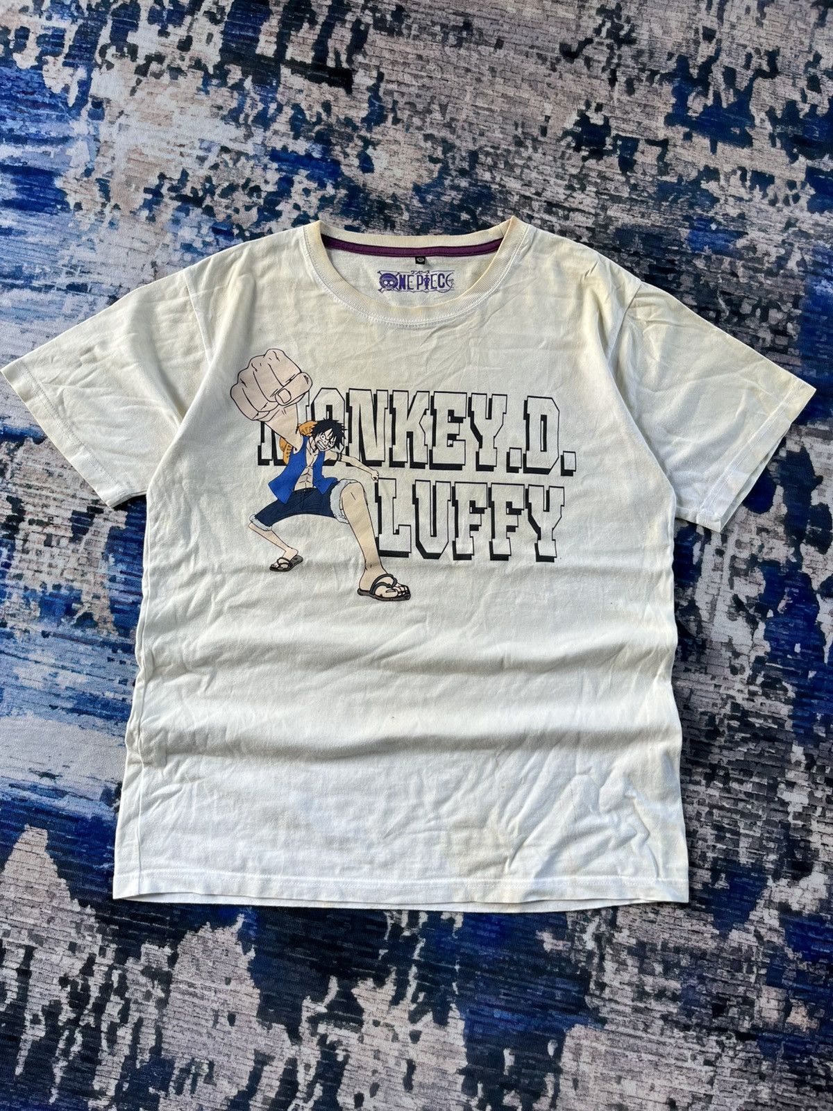 Anime × Japanese Brand × One Piece STEALS One Piece Monkey D Luffy Double Side Print Tees Size US L / EU 52-54 / 3 - 1 Thumbnail