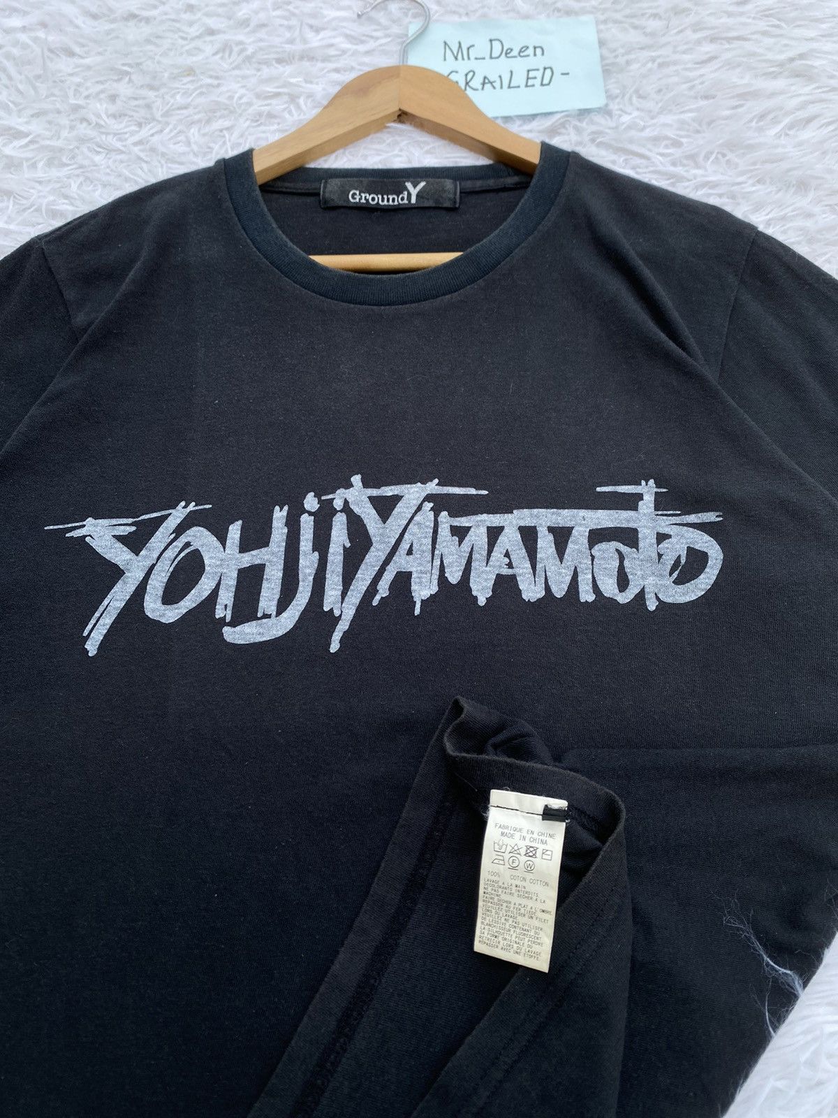 Yohji Yamamoto Rare Vintage Yohji Yamamoto Spellout Tshirt Size US M / EU 48-50 / 2 - 13 Thumbnail
