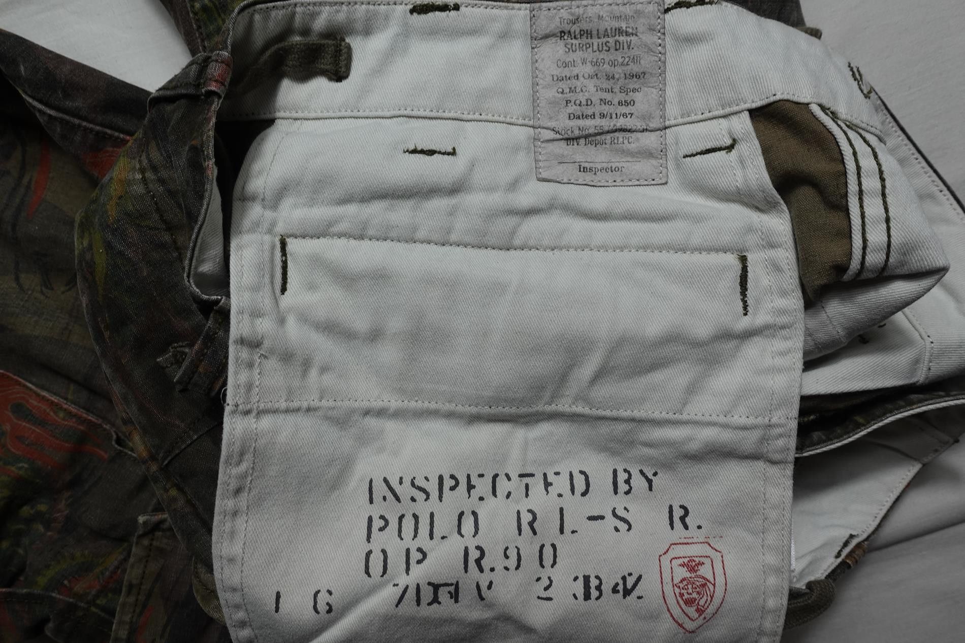 Polo Ralph Lauren Polo Ralph Lauren Pants Camo Military Tiger Dragon 28/32 Size US 28 / EU 44 - 4 Thumbnail