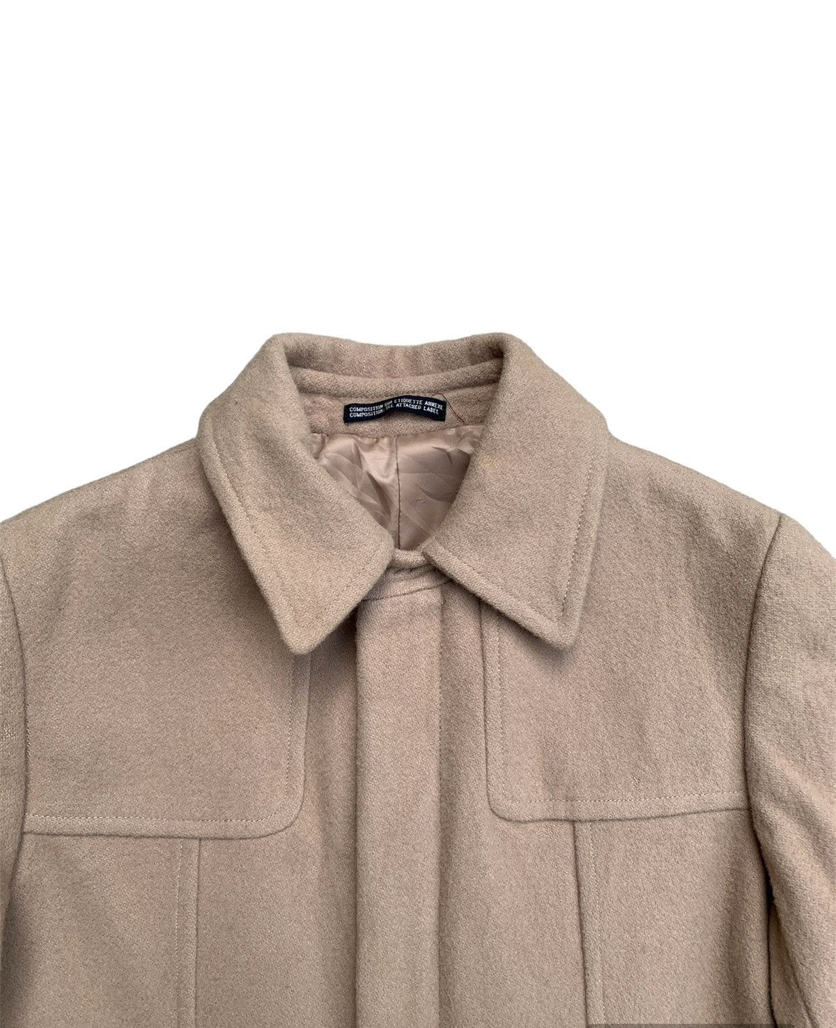 Japanese Brand × Vintage × Yohji Yamamoto Vintage Ined Yohji Yamamoto Wool Long Coat Size S / US 4 / IT 40 - 2 Thumbnail