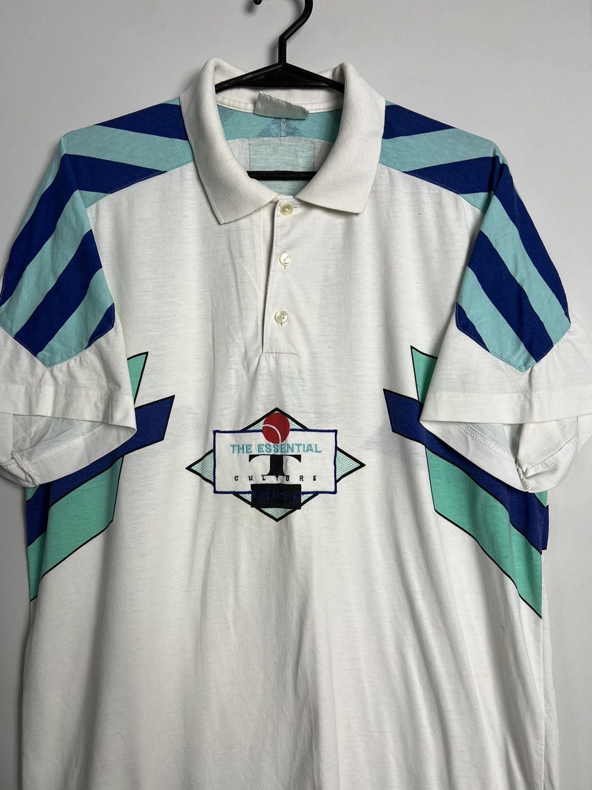 Adidas 80’s Tshirt Adidas The Essential Vintage 80’s Size US L / EU 52-54 / 3 - 2 Thumbnail