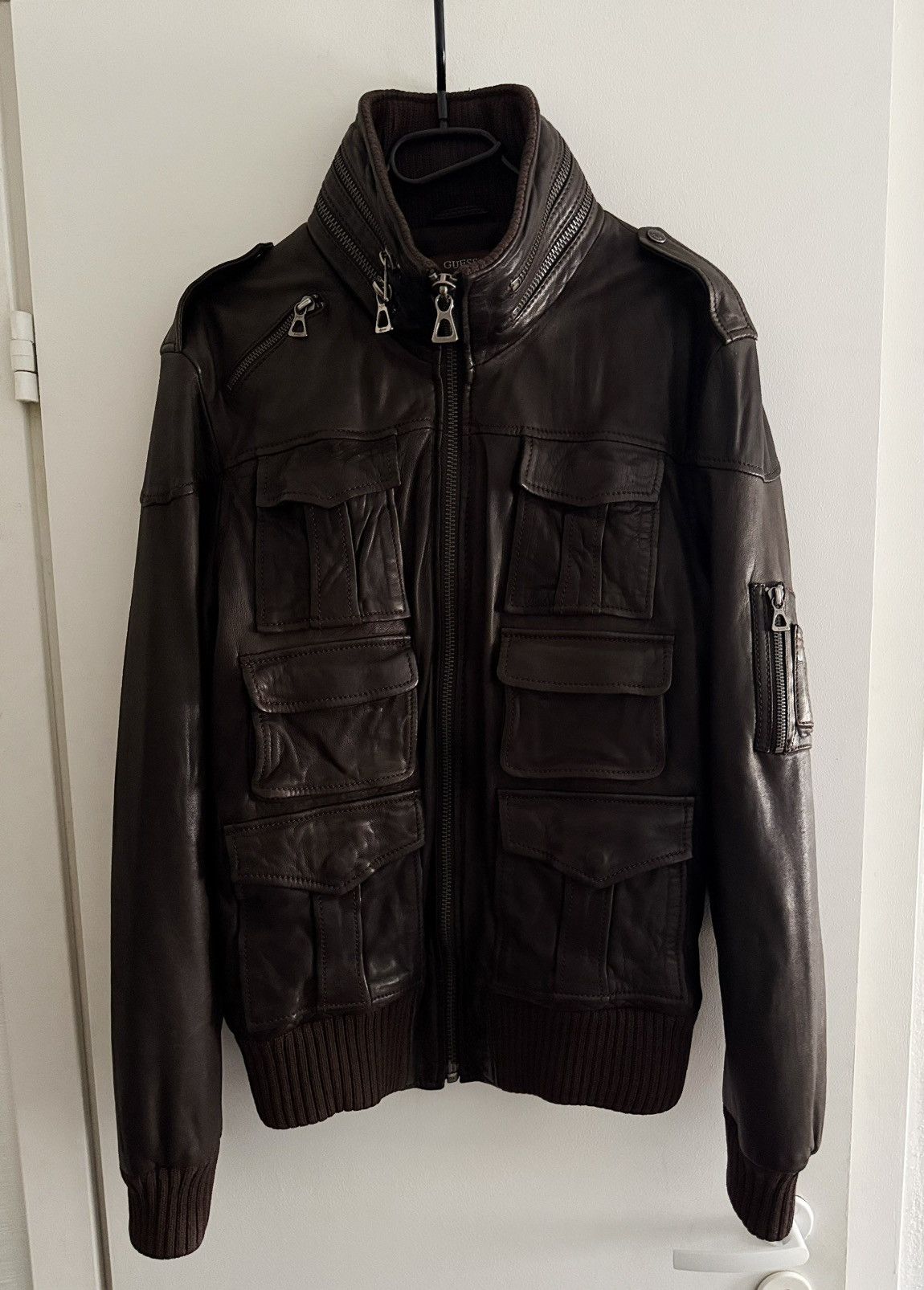 Japanese Brand LGB Style Military Leather Jacket Size US S / EU 44-46 / 1 - 3 Thumbnail