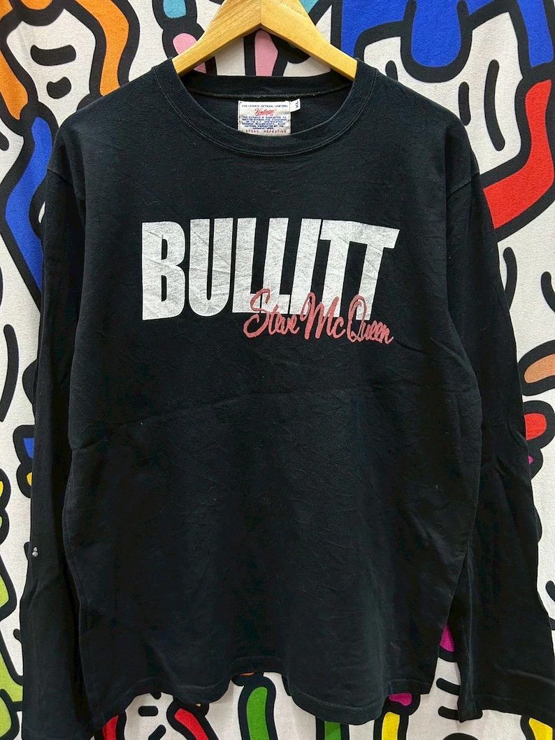 Vintage Vintage 2000s Bullitt Movie tshirt size XL fits like L Size US L / EU 52-54 / 3 - 3 Thumbnail