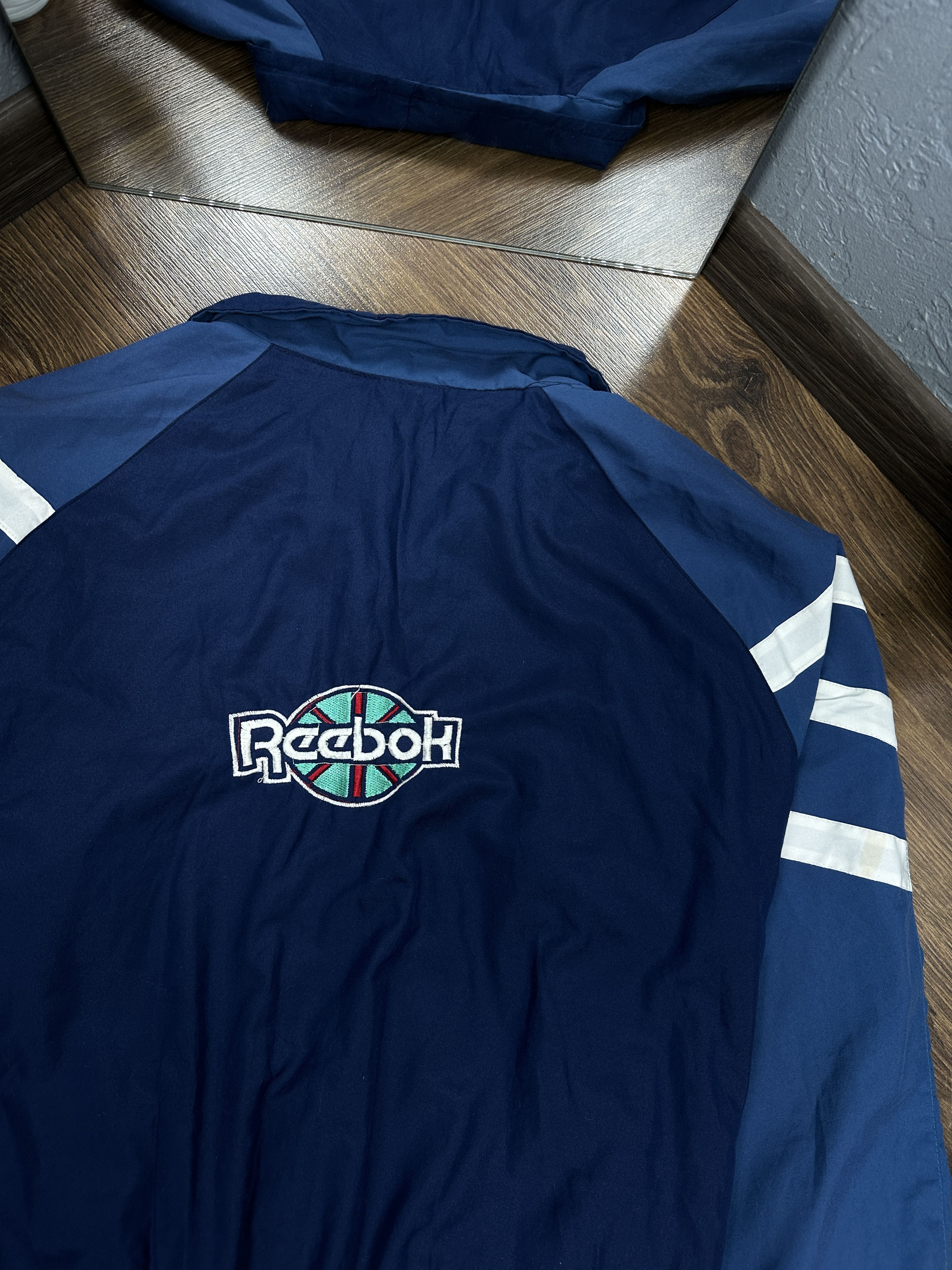 Reebok × Vintage Reebok 90s Vintage Mens Track Top Jacket Size US XL / EU 56 / 4 - 6 Thumbnail