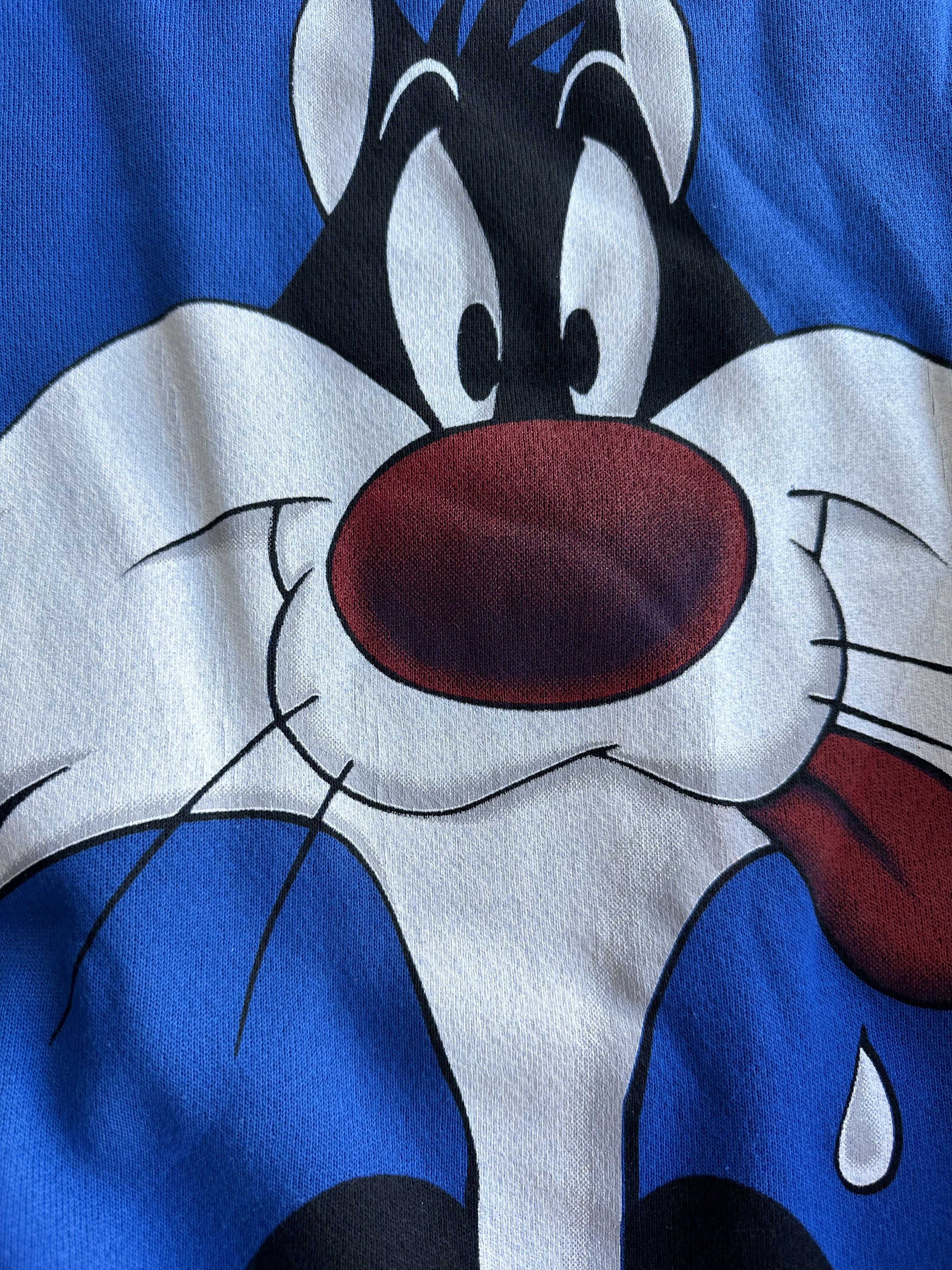 Disney × Vintage × Warner Bros Warner Bros Disney Sylvester vintage sweatshirt Size US XL / EU 56 / 4 - 5 Thumbnail