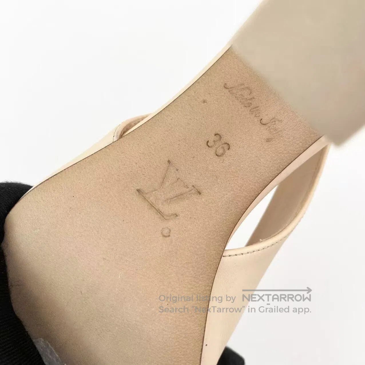 Louis Vuitton Louis Vuitton 23SS metal letter logo high heels| Size US 5.5 / IT 35.5 - 7 Thumbnail
