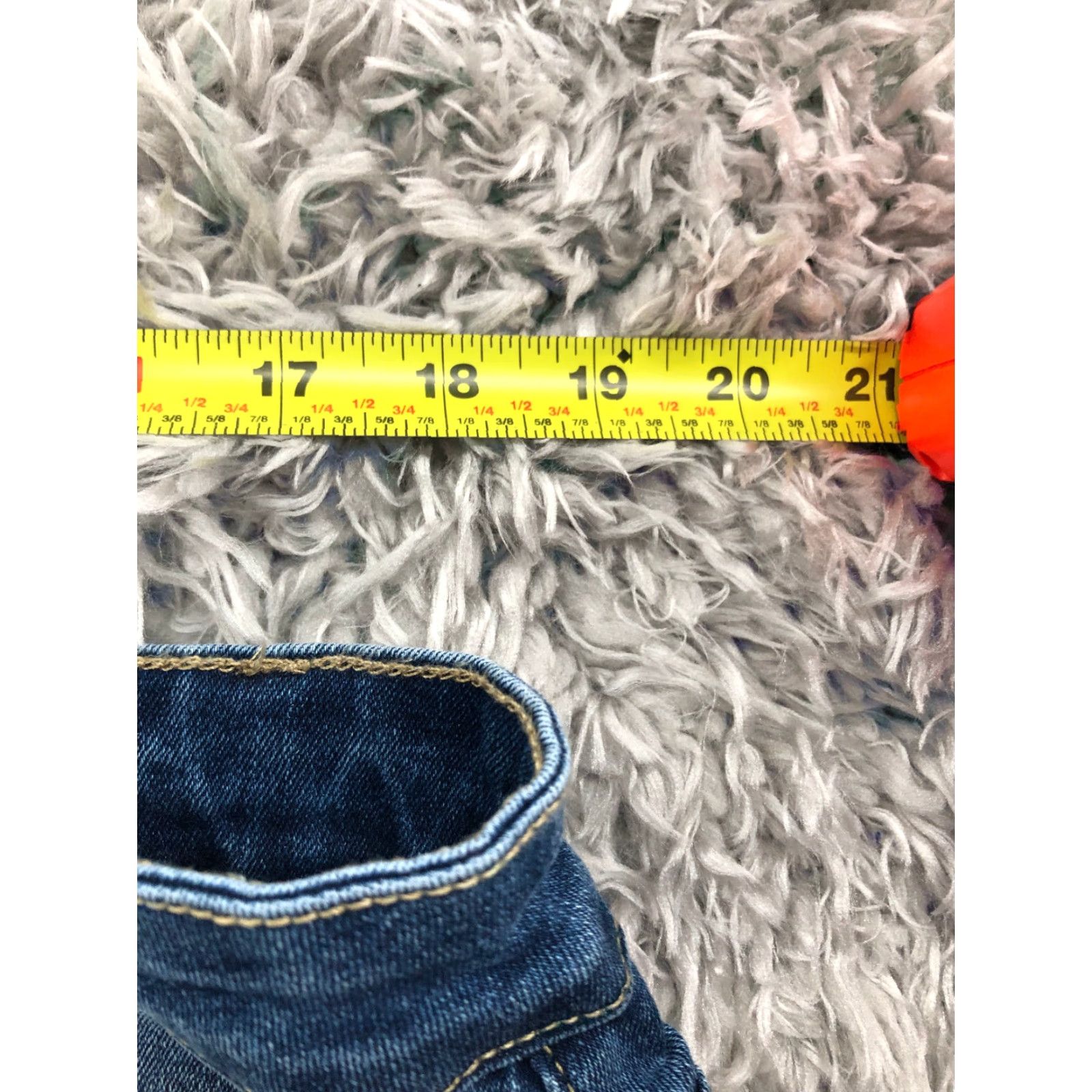 Vintage Ashley Stewart Jeans Plus Size 18 Womens Mid Rise Dark Wash Blue Denim Bootcut Size 40" / US 18 - 6 Thumbnail