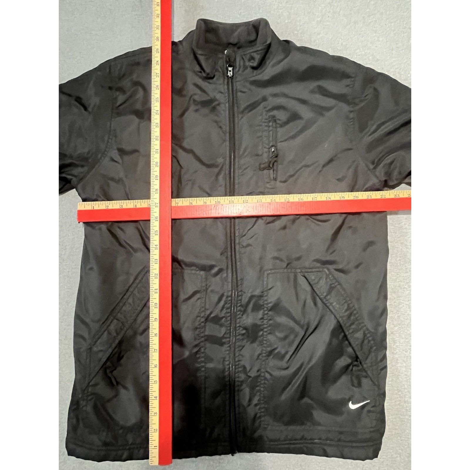 Nike Vintage Nike Jacket Men's Size Med Black Zip Gray Tag Y2K Size US M / EU 48-50 / 2 - 3 Thumbnail