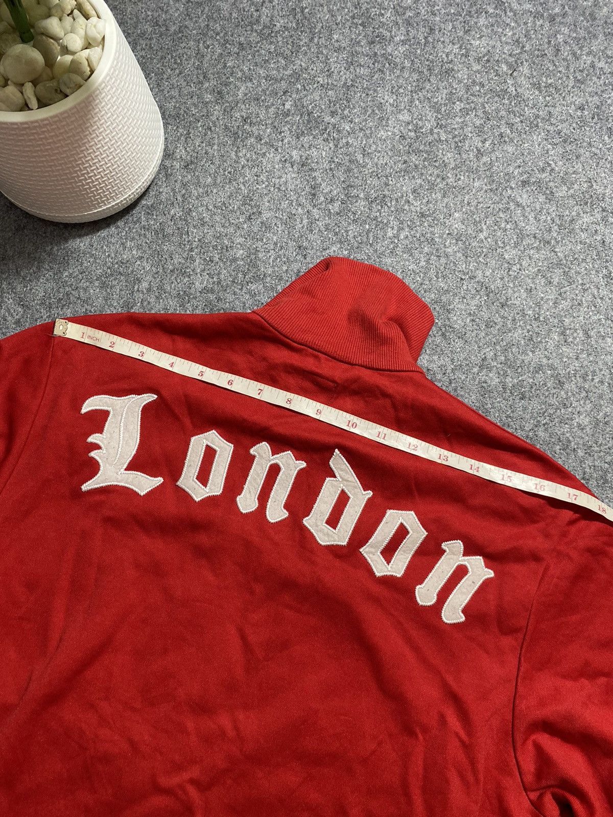 Adidas Rare Adidas Original London Jacket Red Bridge Size US M / EU 48-50 / 2 - 15 Thumbnail
