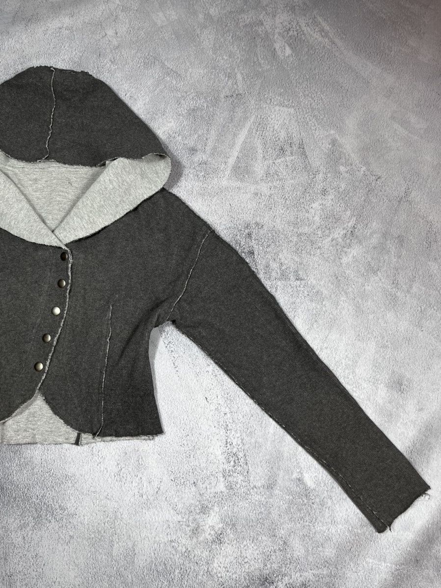 Vintage Vintage Y2K patchwork Yoshi styled cropped hooded jacket 00s Size S / US 4 / IT 40 - 9 Thumbnail