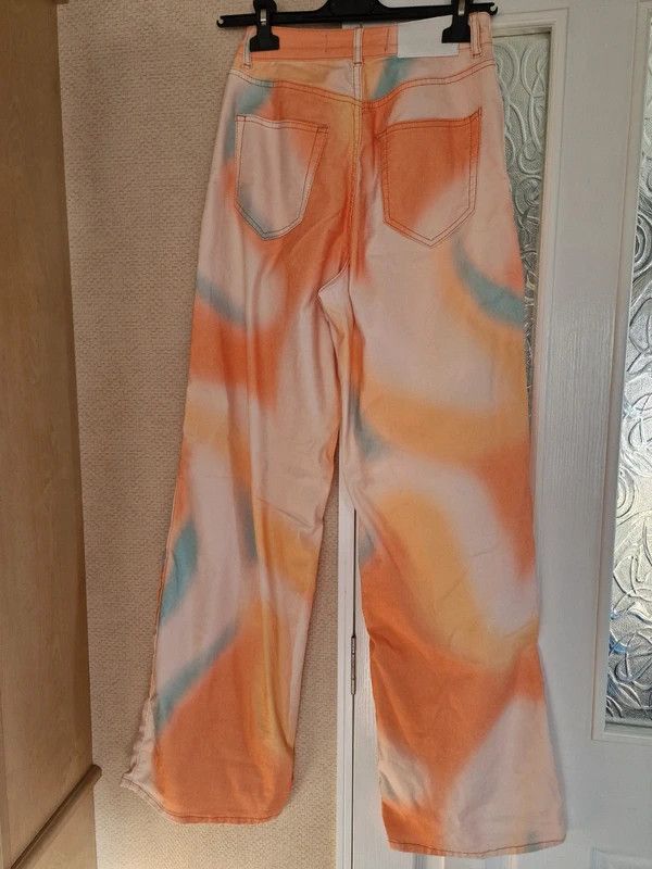 Other Neon & Nylon wide-leg trousers – Tie-Dye / Swirl effect Size 27" / US 4 / IT 40 - 5 Thumbnail