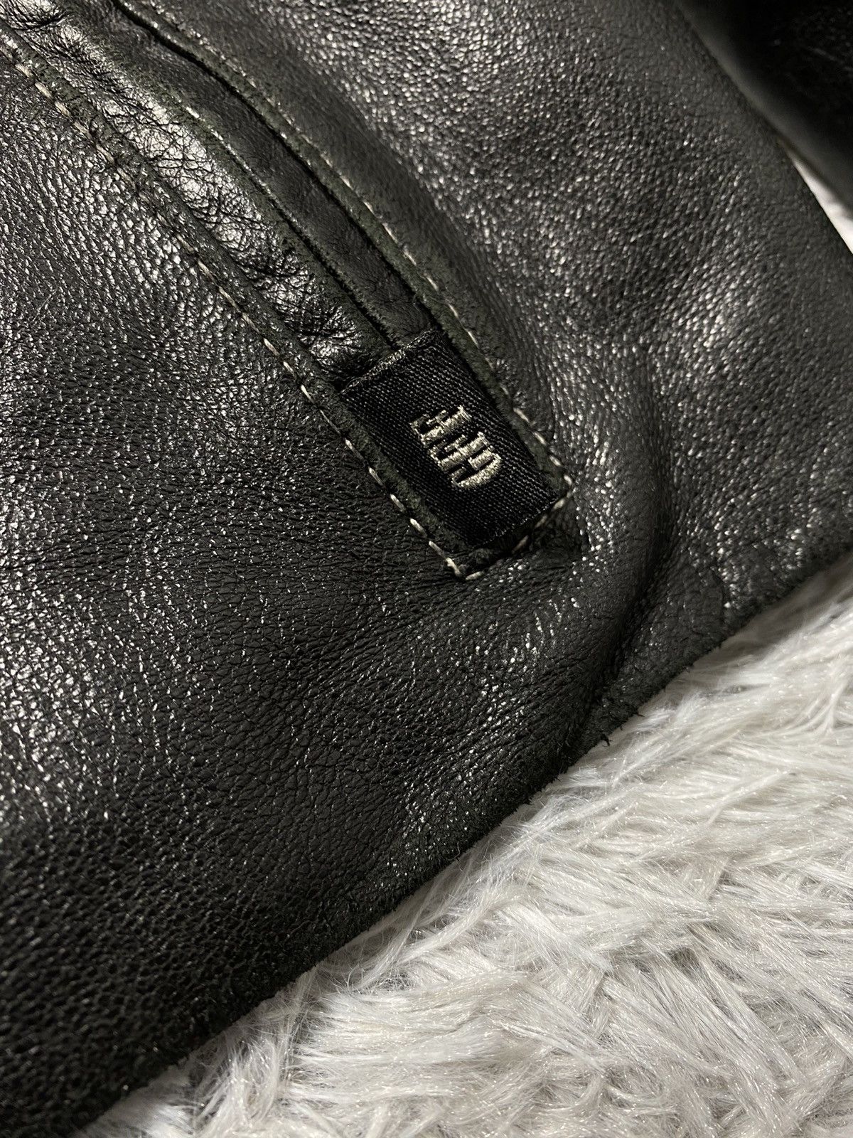 GF Ferre Gianfranco Ferre GF Ferre Leather Jacket with Genuine Fur Size L / US 10 / IT 46 - 13 Thumbnail