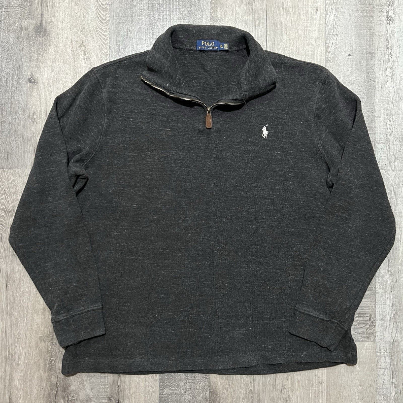 Ralph Lauren Polo Ralph Lauren Men’s Dark Grey Embroidered Pony Cotton Size US XL / EU 56 / 4 - 1 Thumbnail