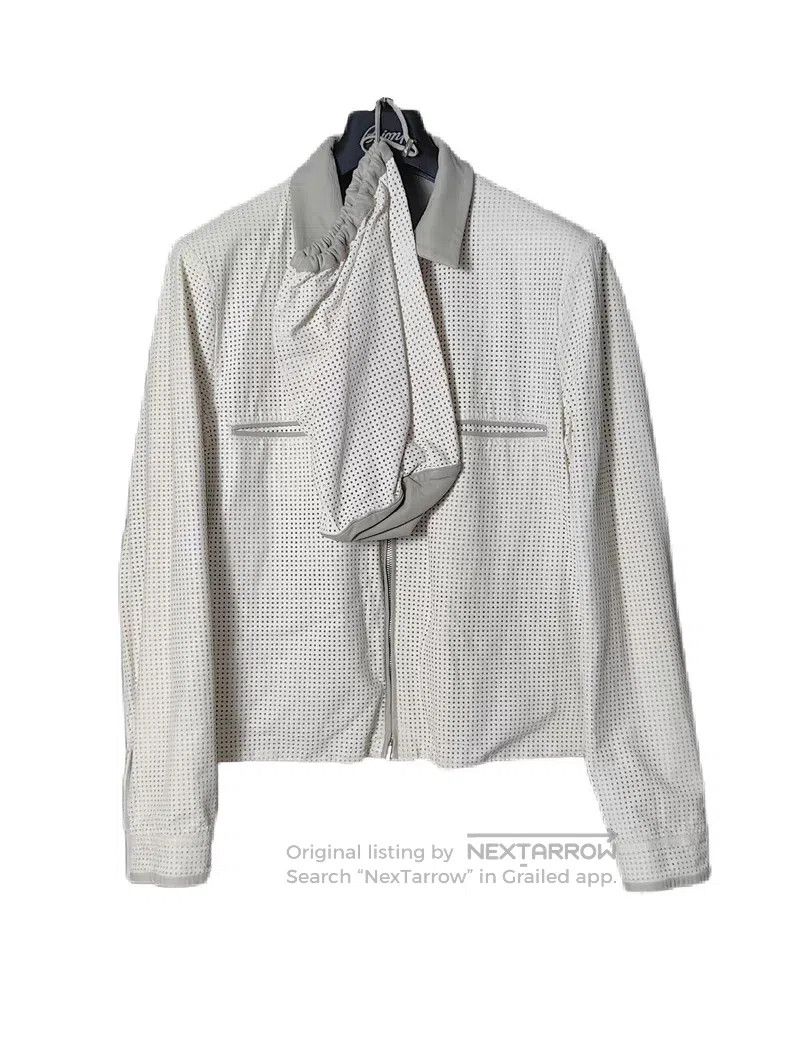 Brioni Brioni Double-faced reversible hollowed-out leather jacket Size US M / EU 48-50 / 2 - 2 Thumbnail