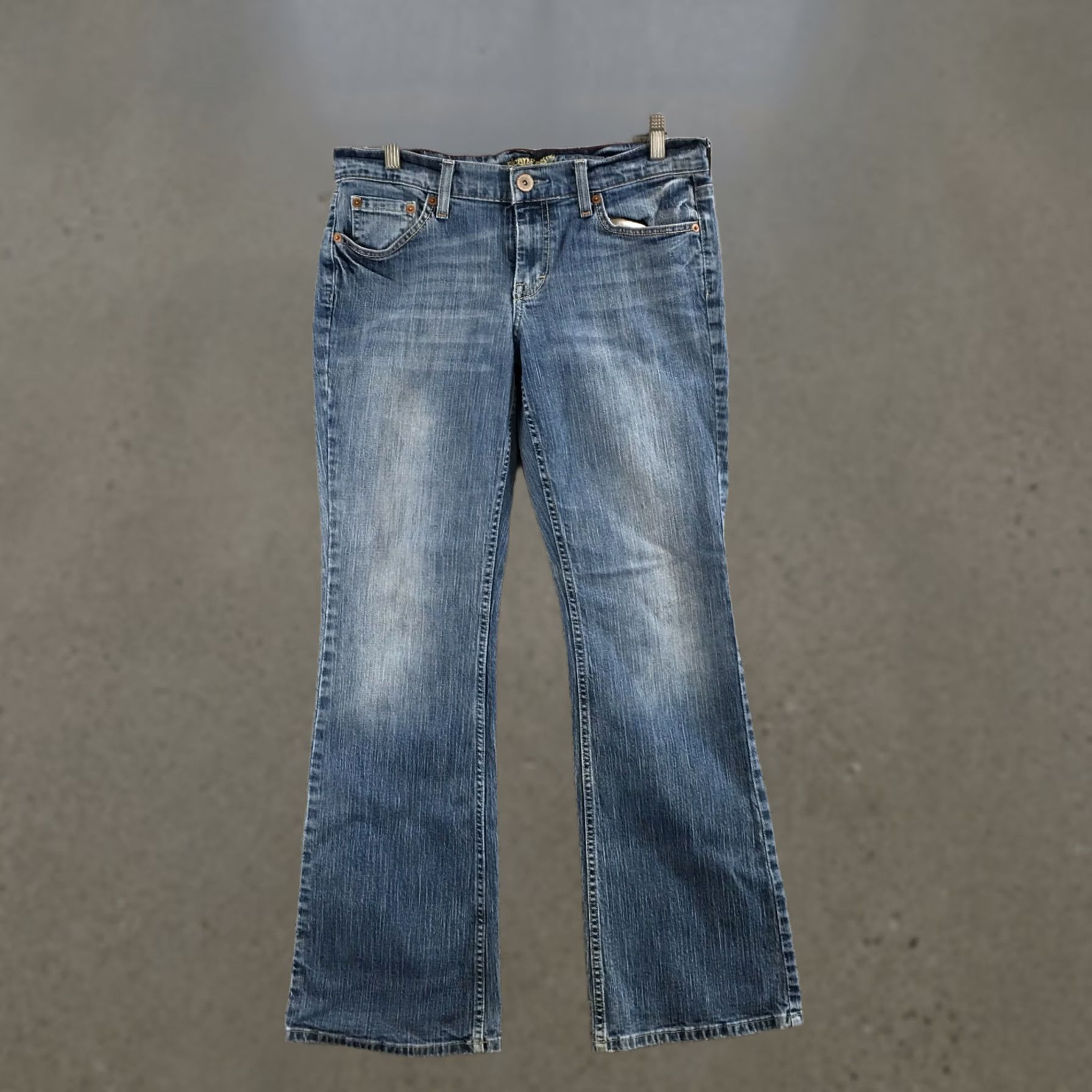 American Eagle Outfitters American Eagle Jeans Womens 12 Bootcut Regular Medium Wash Zip Fly Denim Blue Ladies Jeans Size 34" / US 12 / IT 48 - 1 Thumbnail