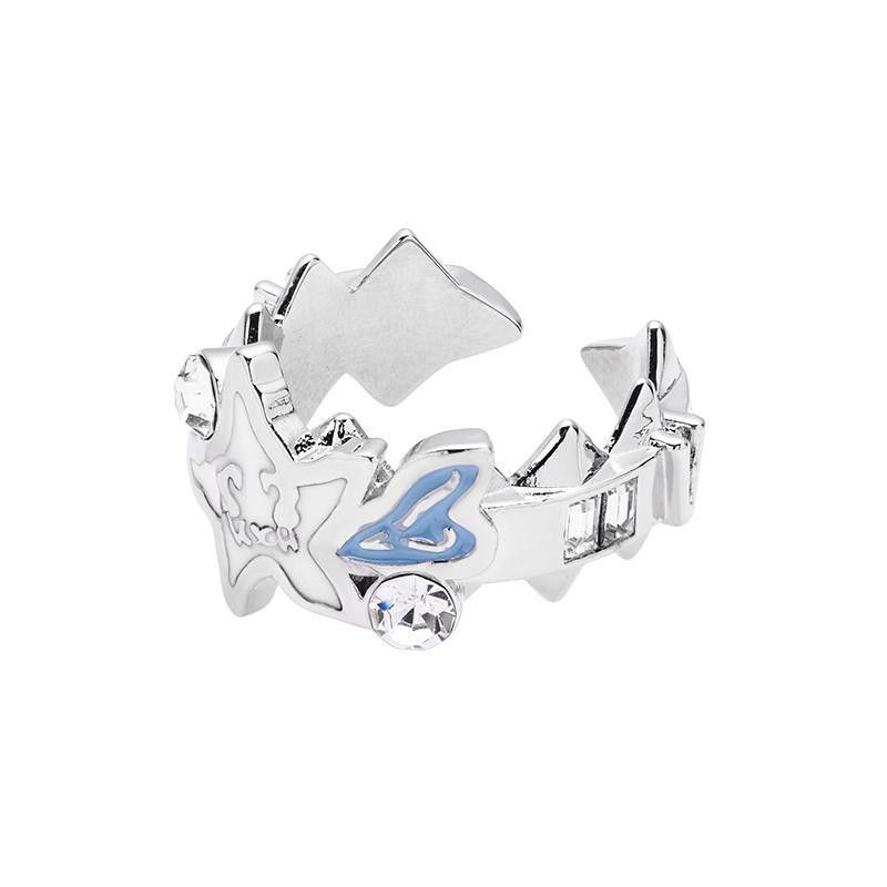 Jewelry New Trend Jewelry Rings Open Size Chrome Ring (Size 7-13) Size ONE SIZE - 5 Thumbnail