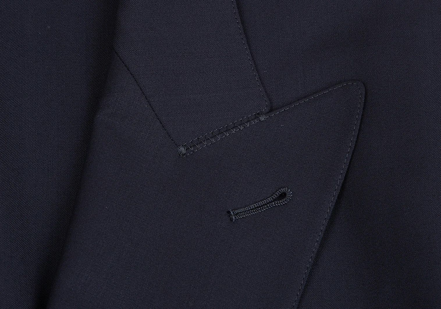 Jean Paul Gaultier Wool Peak Lapel Double Jacket in Navy, Size M Size US M / EU 48-50 / 2 - 5 Thumbnail