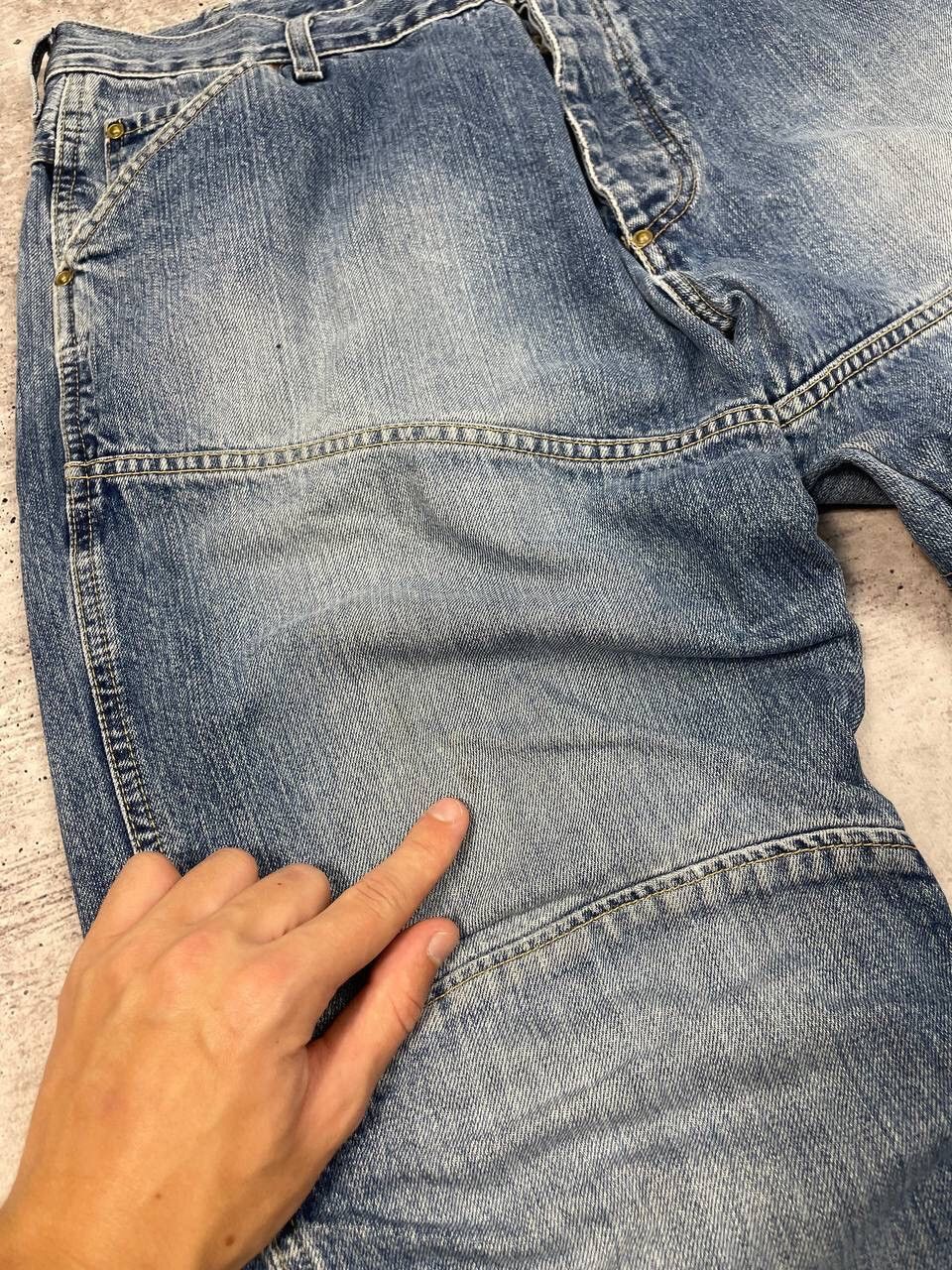 G-Star Vintage G Star Raw Denim Jeans Biker Pants Y2K Size US 36 / EU 52 - 7 Thumbnail