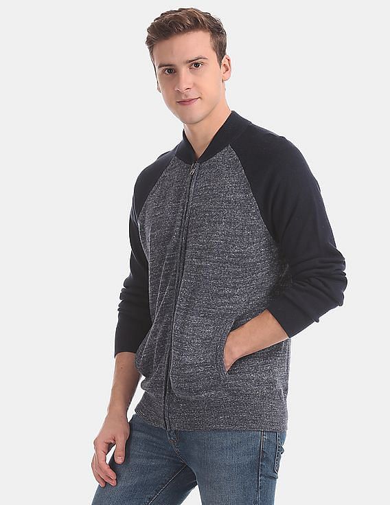 Gap Gap Colorblock Bomber Jacket Sweater Size US M / EU 48-50 / 2 - 11 Thumbnail