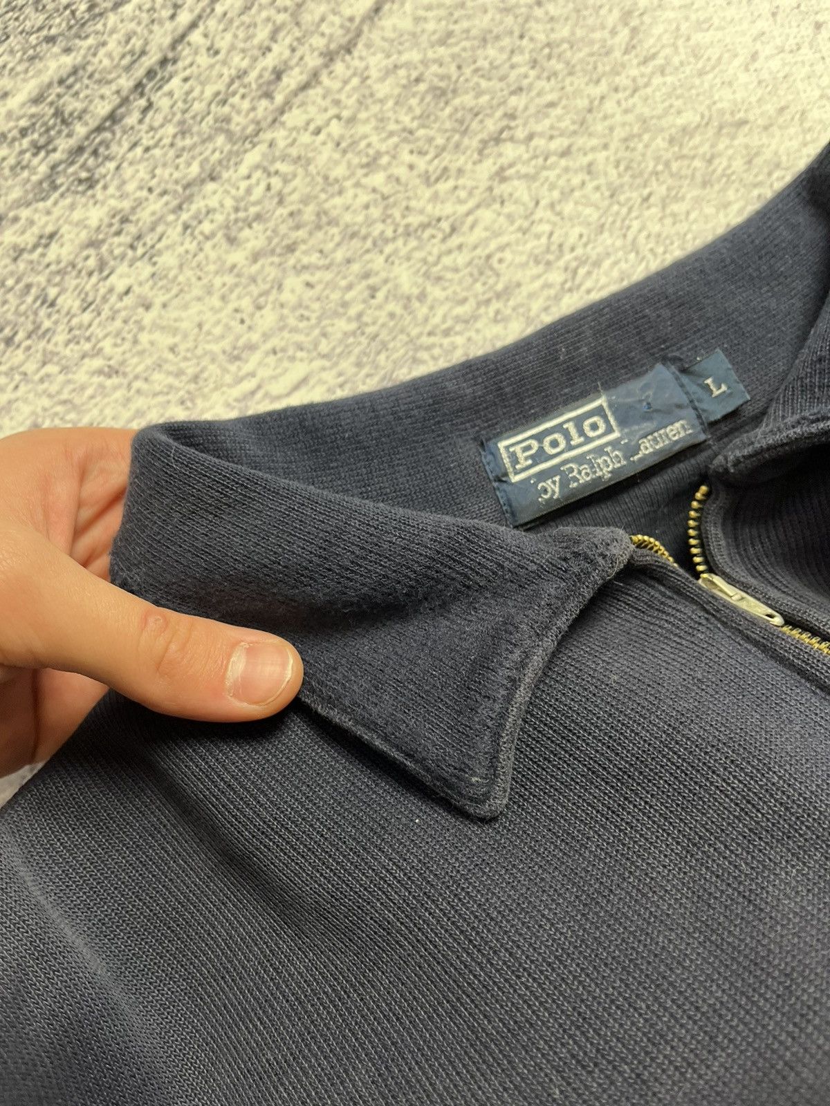 Polo Ralph Lauren Vintage Polo Ralph Lauren Distressed Sweatshirt Y2K Rare Size US L / EU 52-54 / 3 - 17 Thumbnail
