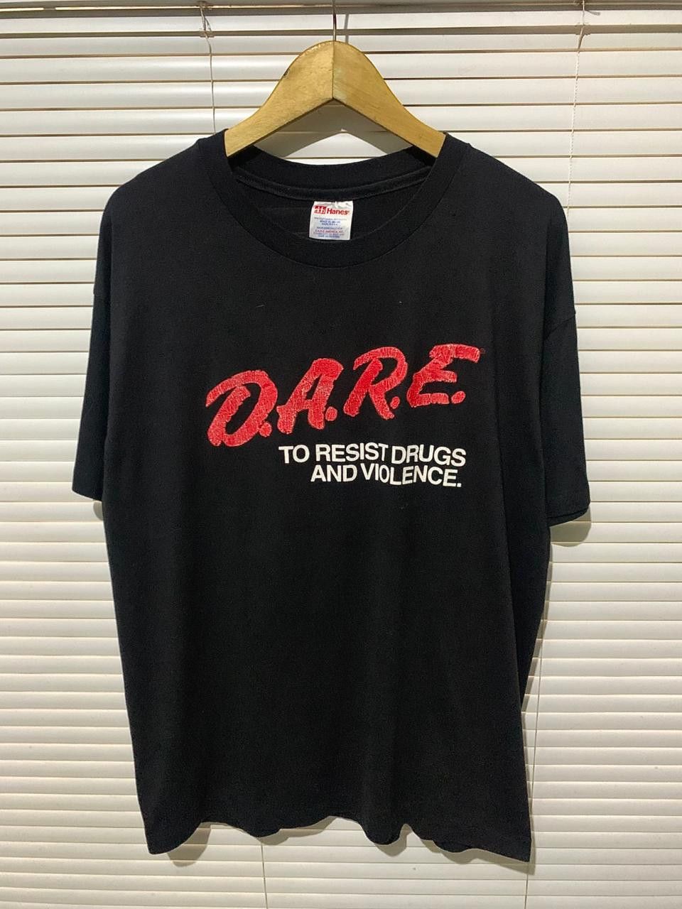 Vintage 90s DARE TO RESIST DRUGS AND VIOLENCE Size US XL / EU 56 / 4 - 1 Thumbnail