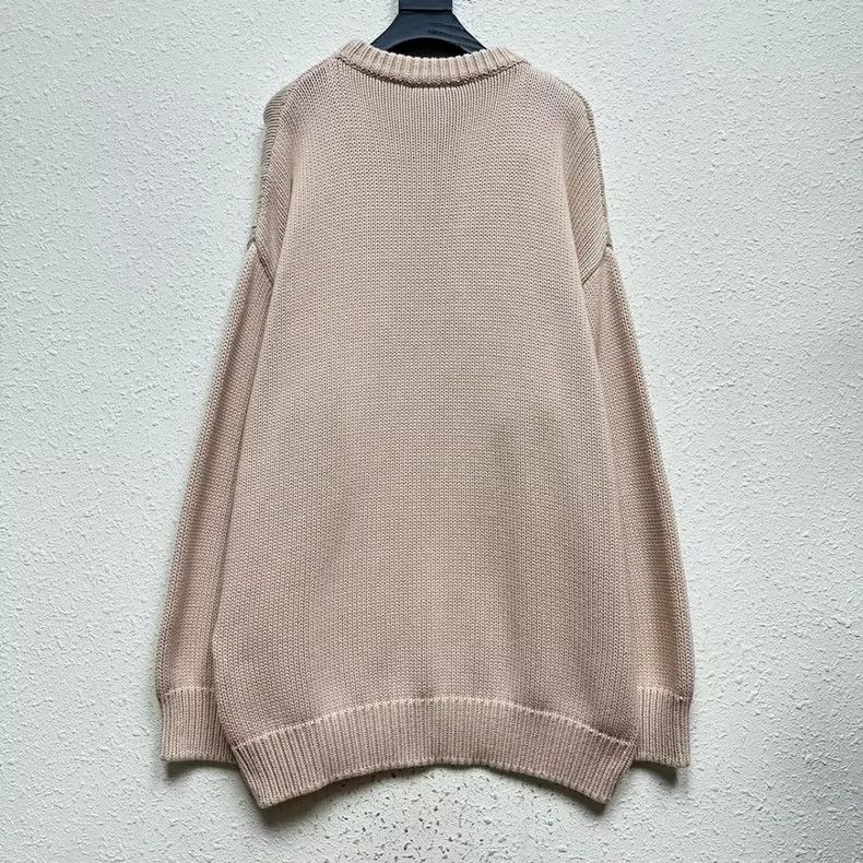 Balenciaga Balenciaga Wheat ear embroidery knitted sweater Size US S / EU 44-46 / 1 - 2 Thumbnail