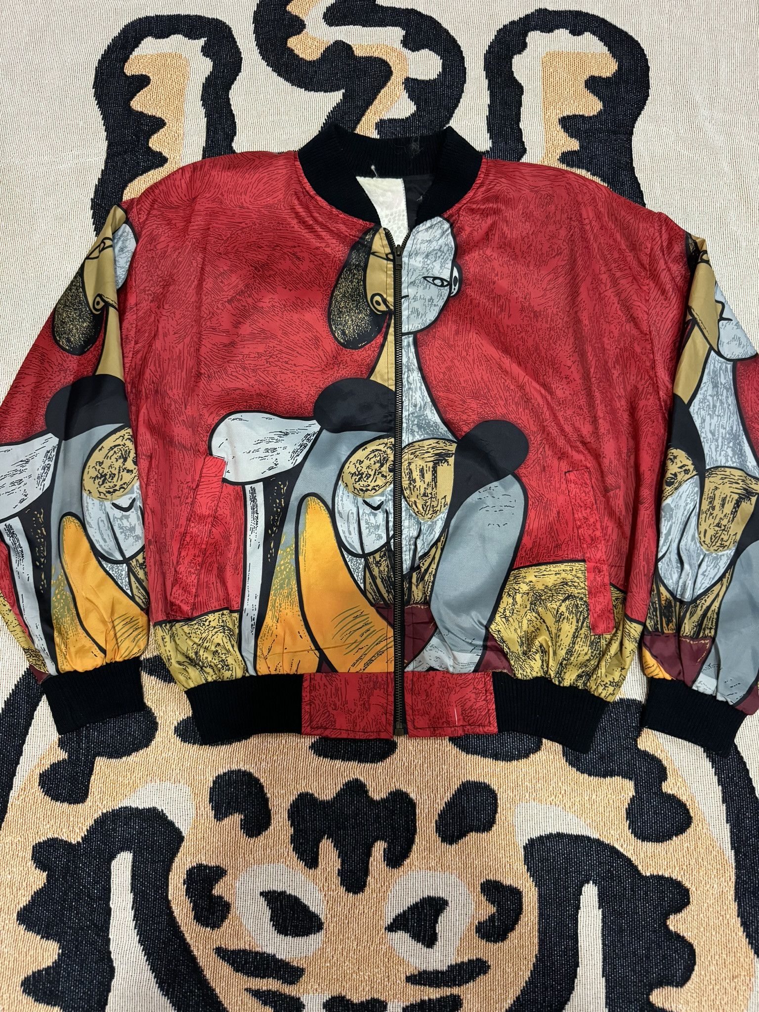 Vintage Vintage Art Pablo Picasso Crying Womens Jacket Size US M / EU 48-50 / 2 - 1 Thumbnail