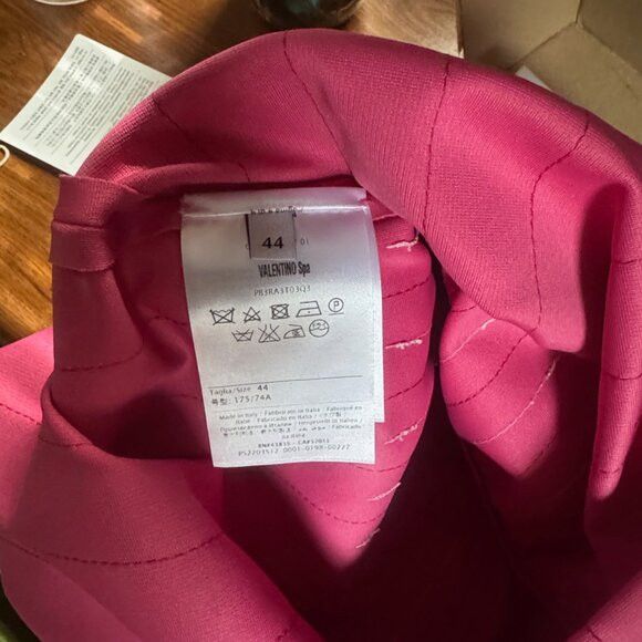 Valentino Valentino Garavani Topstitched jersey mini skirt pink Size 30" / US 8 / IT 44 - 8 Thumbnail