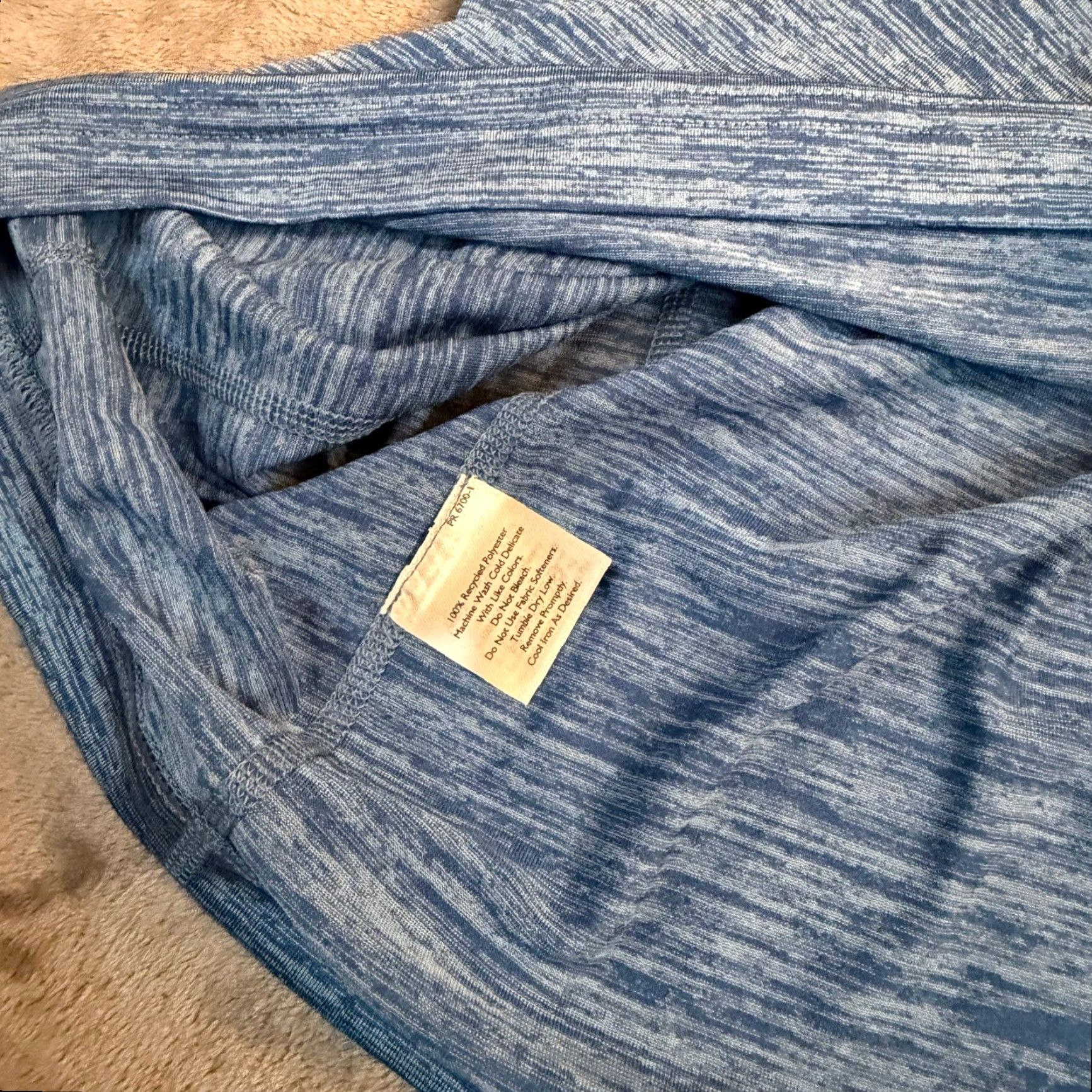 Eddie Bauer VINTAGE Eddie Bauer Blue Space Dye Quarter Zip Pullover Sweater Mens Tall Large TL Size US L / EU 52-54 / 3 - 5 Thumbnail