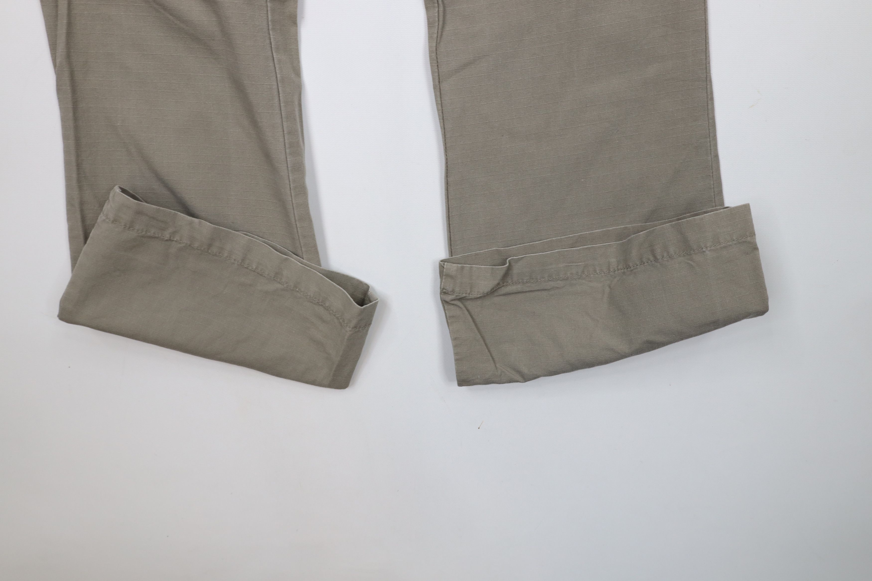 Vintage Vintage 90s Y2K Babydoll Ripstop Wide Leg Flared Cargo Pants Size 26" / US 2 / IT 38 - 5 Thumbnail
