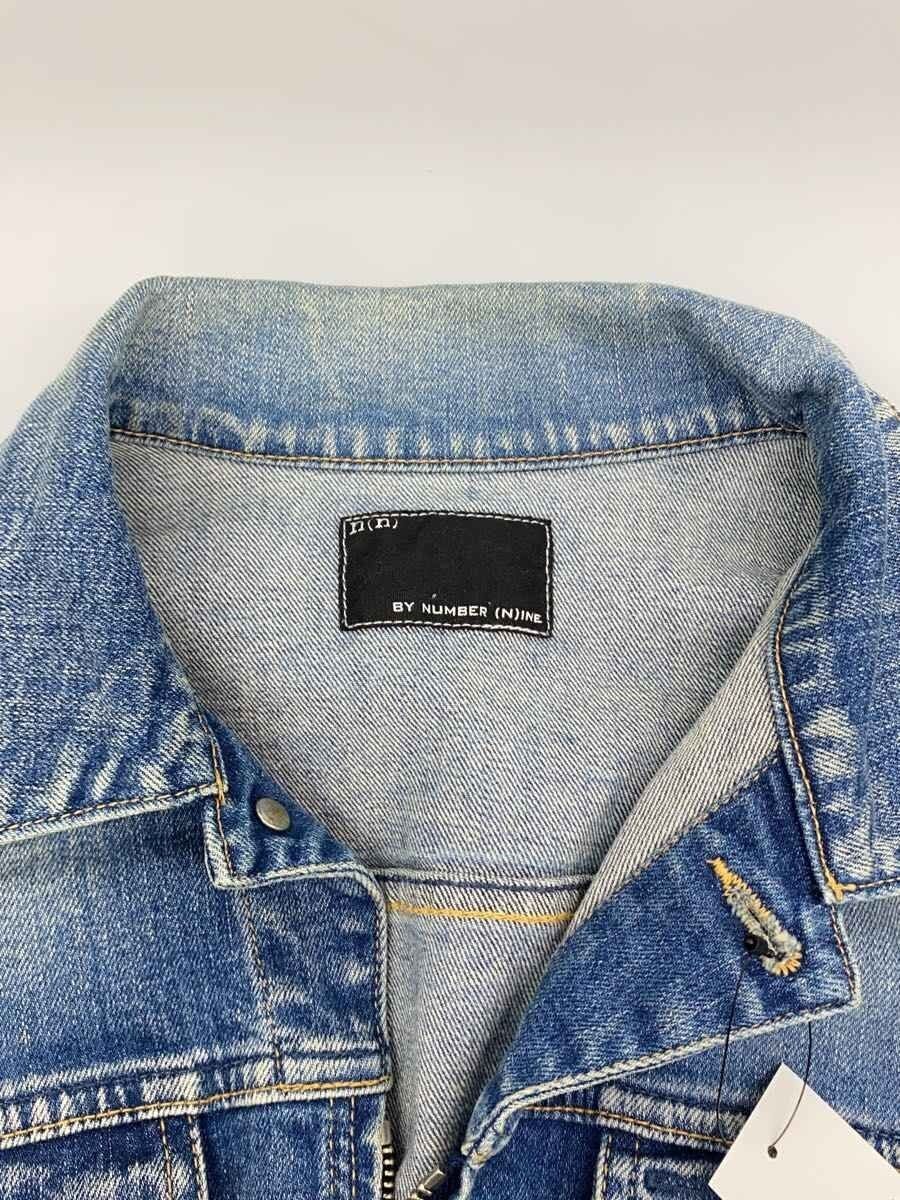 Number (N)ine Aged Denim Jacket Size US XL / EU 56 / 4 - 3 Thumbnail