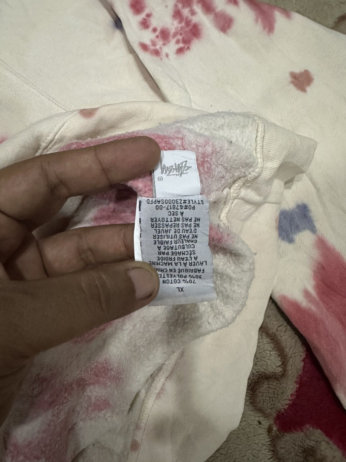 Stussy Stussy Tie-Dye Ceewneck Sweatshirt XL Size US XL / EU 56 / 4 - 5 Thumbnail