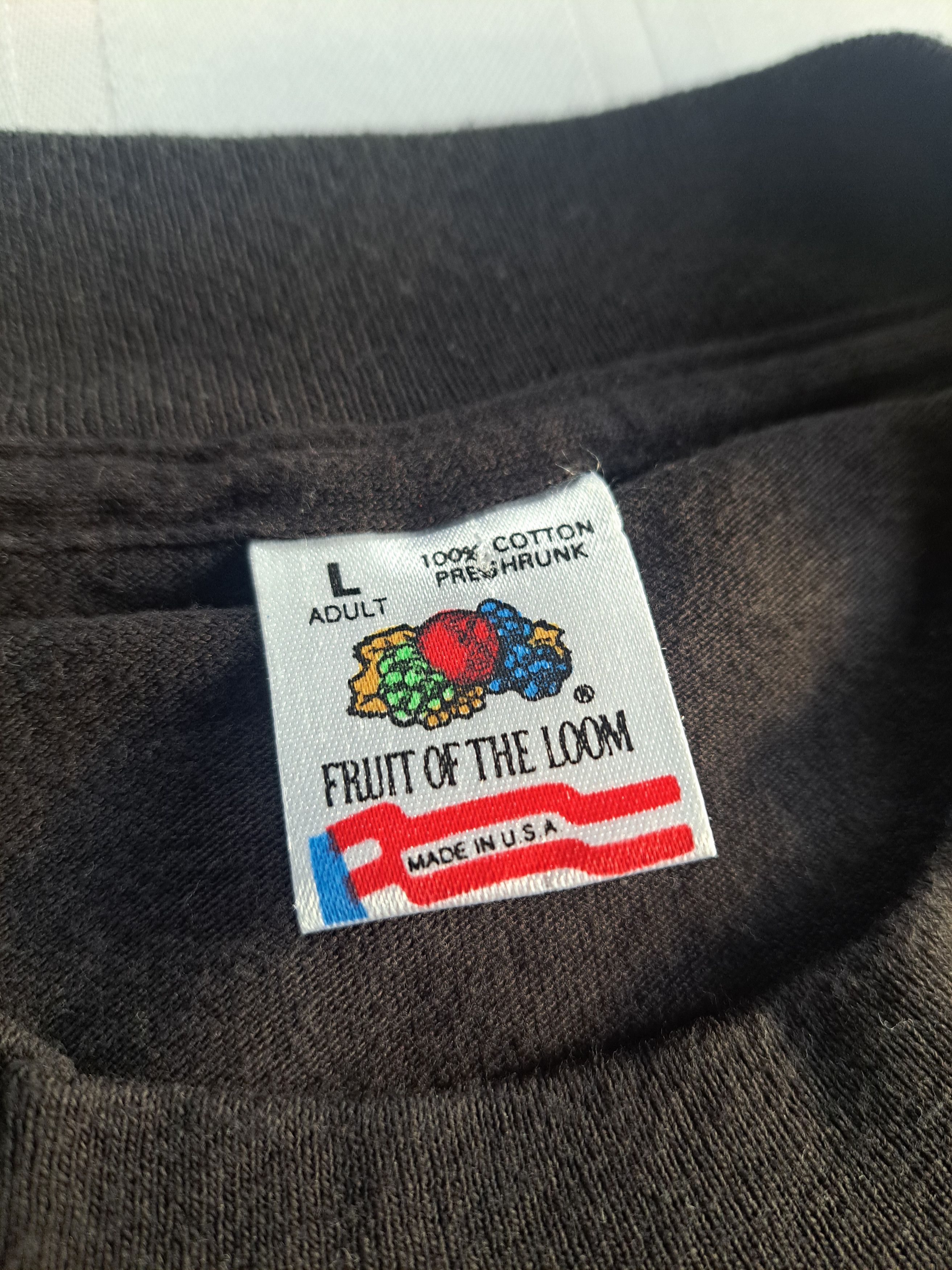 Fruit Of The Loom Vintage single stitch LIGHTNING HORSEDRAWN CARRIAGE Size US L / EU 52-54 / 3 - 5 Thumbnail