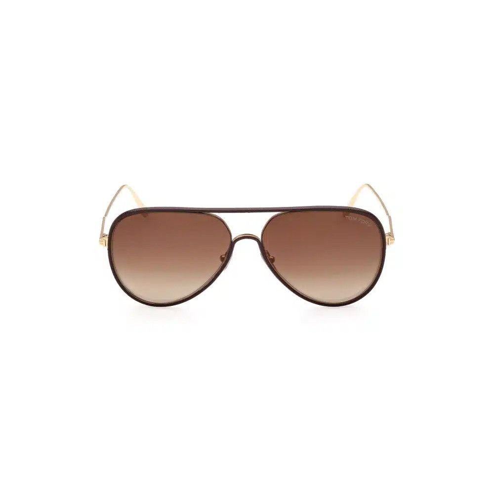 Tom Ford o1sndg1125 FT1016 Size: OS / Jessie-02 Sunglasses Brown/Gold Size ONE SIZE - 8 Thumbnail