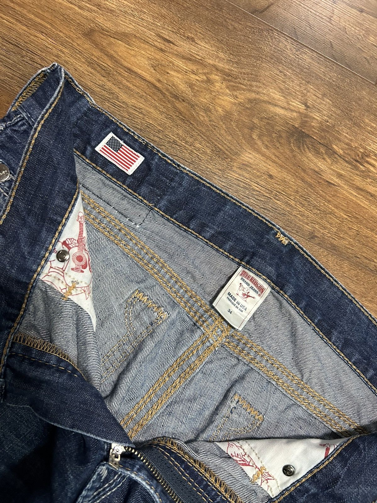 True Religion Crazy Y2K True Religion jeans Size US 34 / EU 50 - 4 Thumbnail