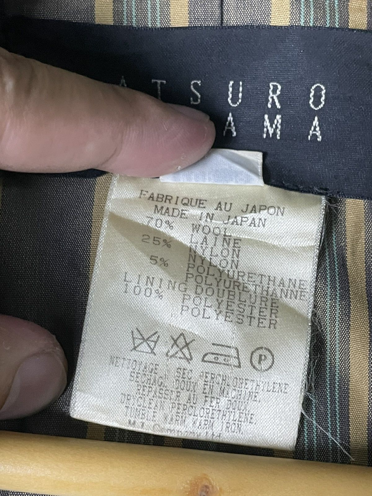 Designer × Japanese Brand × Vintage ATSURO TAYAMA Double Breasted Long Coat (133) Size US XXS / EU 40 - 9 Thumbnail