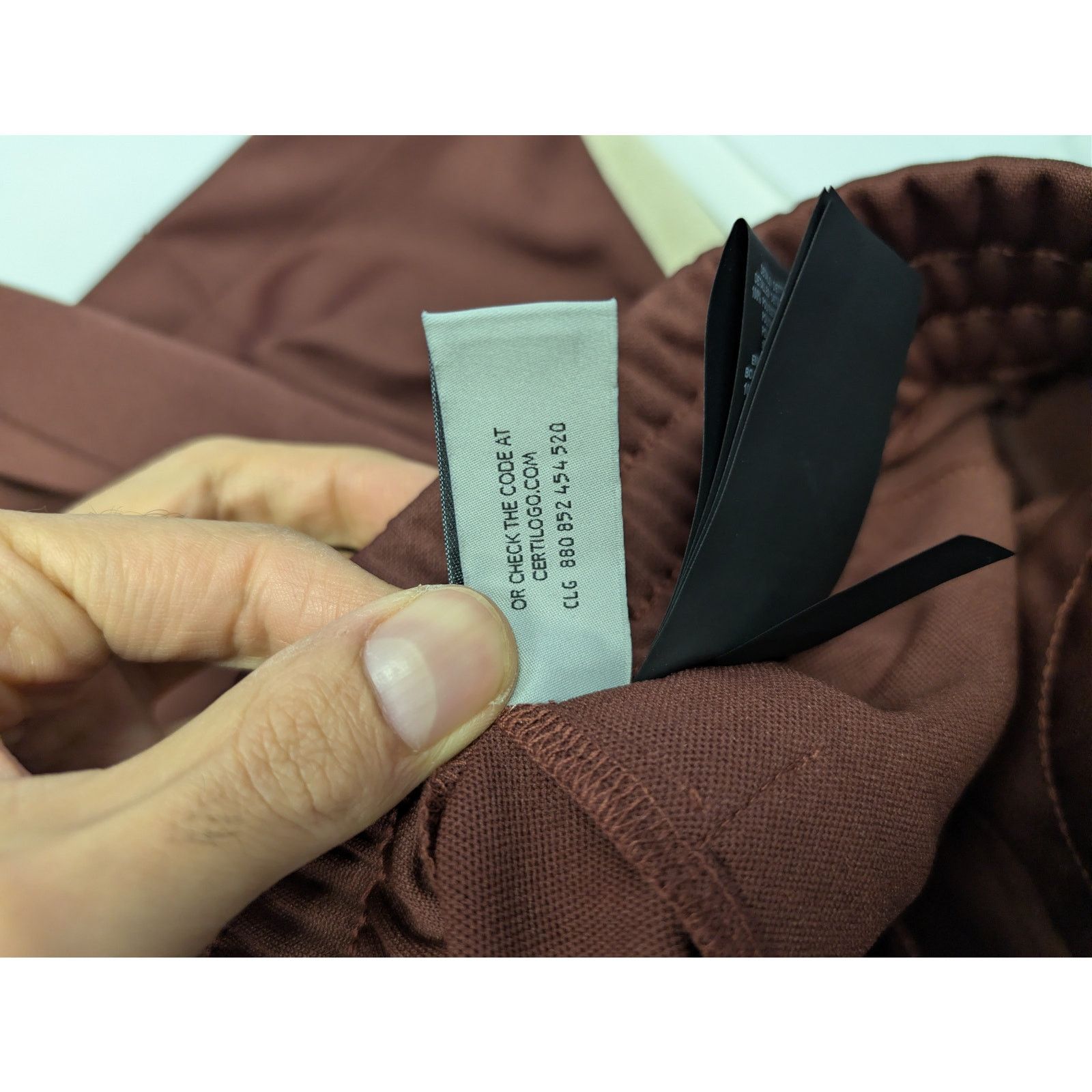 Palm Angels o1rshd1 Classic Logo Track Shorts in Burgundy / Off White Size US 36 / EU 52 - 20 Thumbnail